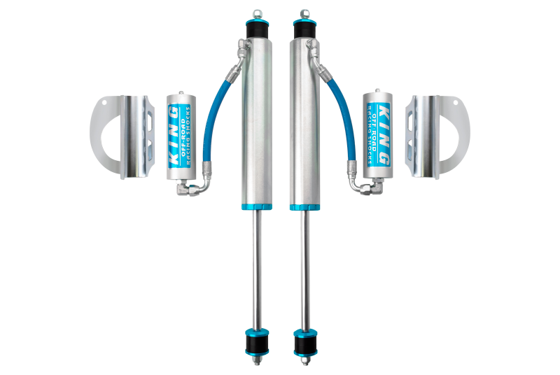 King Shocks 89-97 Toyota Land Cruiser 80 Front 2.5 Dia Remote Res Shock for 0-2in Lift (Pair)-Shocks and Struts-Grocery Getter Performance