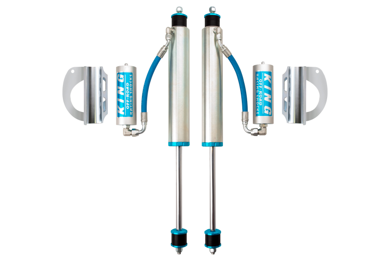 King Shocks 89-97 Toyota Land Cruiser 80 Front 2.5 Dia Remote Res Shock for 3-5in Lift (Pair)-Shocks and Struts-Grocery Getter Performance