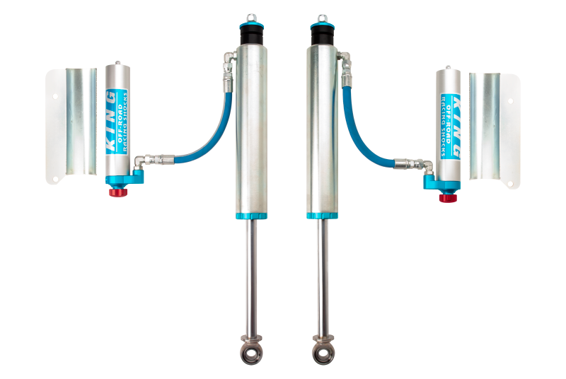 King Shocks 89-97 Toyota Land Cruiser 80 Rear 2.5 Dia Remote Res Shock 3-5in Lift w/Adjuster (Pair)-Shocks and Struts-Grocery Getter Performance
