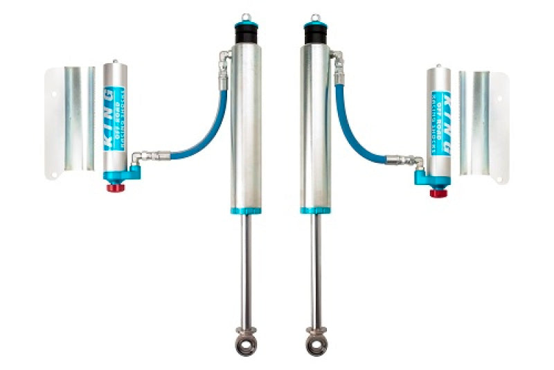 King Shocks 89-97 Toyota Land Cruiser 80 Rear 2.5 Dia Remote Res Shock for 6in Lift w/Adj (Pair)-Shocks and Struts-Grocery Getter Performance