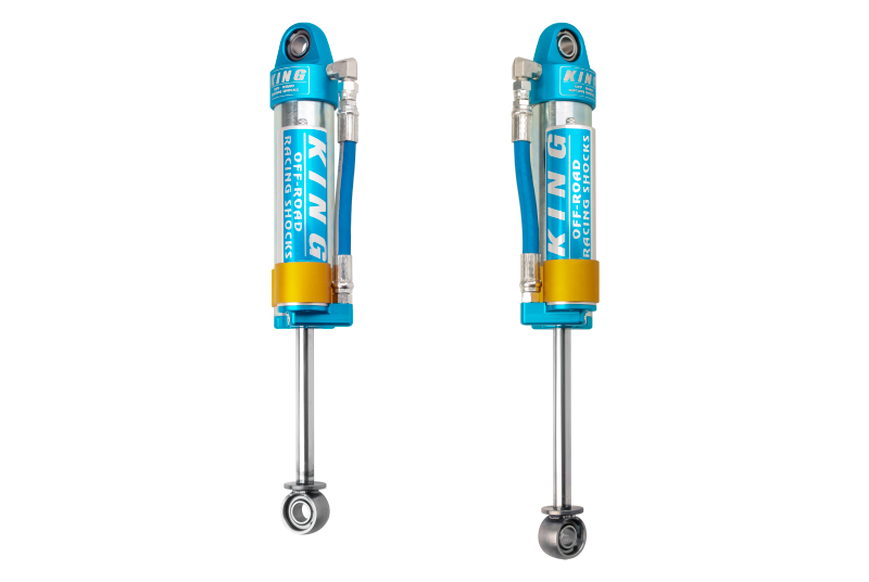 King Shocks 96-04 Toyota Tacoma (6 Lug) Rear 2.5 Dia Piggy Hose Reservoir Shock (Pair)-Shocks and Struts-Grocery Getter Performance