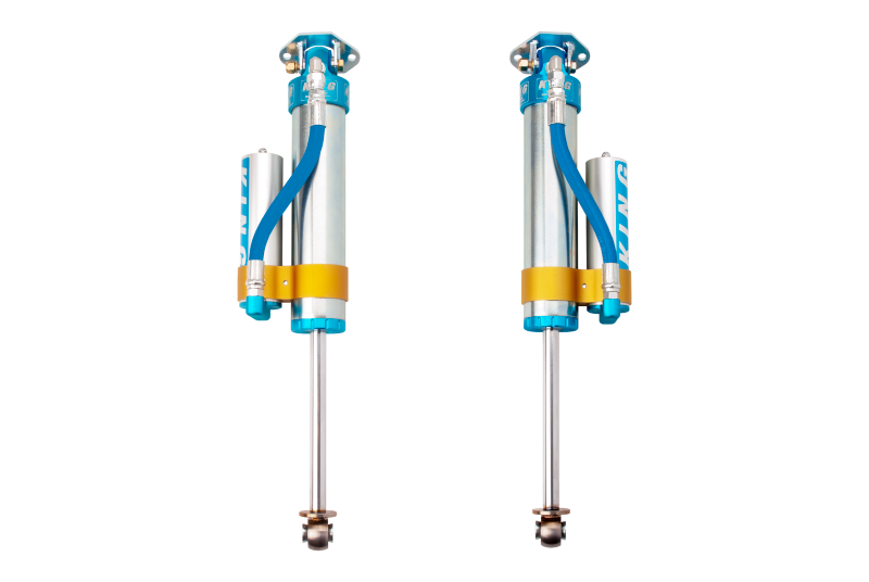 King Shocks 97-06 Jeep Wrangler TJ Rear 2.5 Dia Piggy Hose Reservoir Shock 6in Lift (Pair)-Shocks and Struts-Grocery Getter Performance