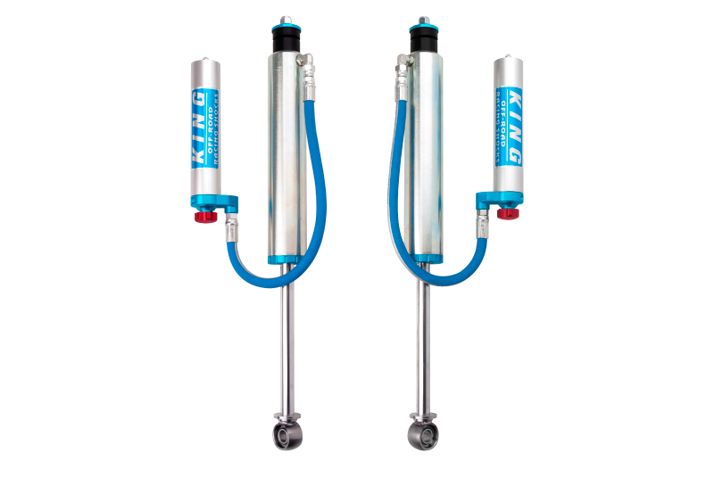 King Shocks 98-02 Toyota Land Cruiser 100 Rear 2.5 Dia Remote Res Shock w/Adjuster (Pair)-Shocks and Struts-Grocery Getter Performance