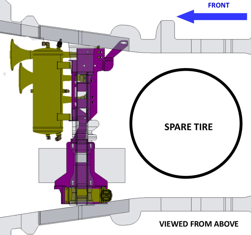 Kleinn 07-21 Toyota Tundra Onboard Air System w/ Model 230 Horns-Horns-Grocery Getter Performance