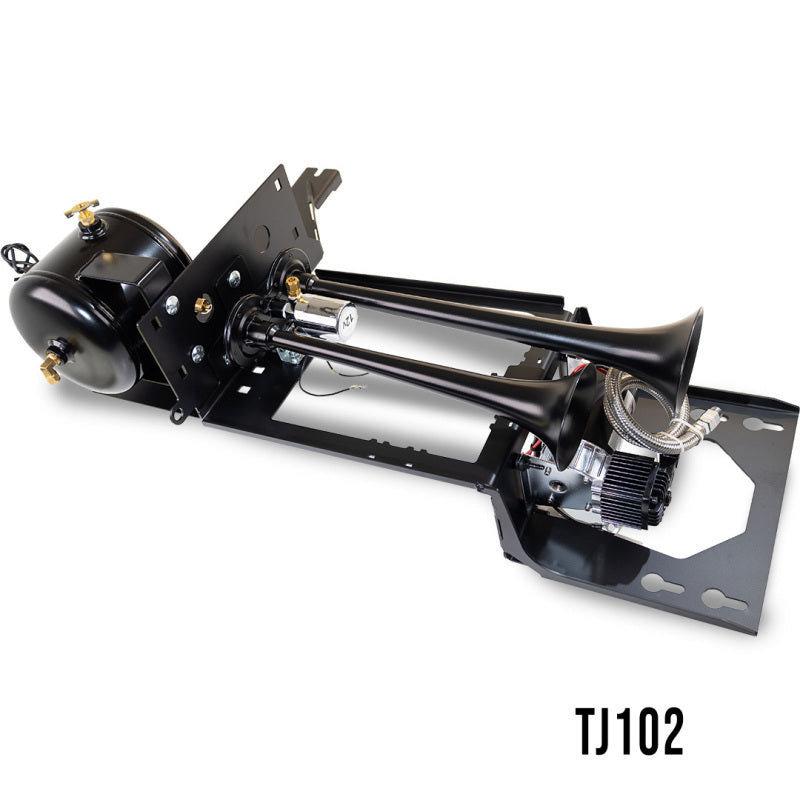 Kleinn 97-06 Jeep Wrangler TJ/ LJ Onboard Air System w/ Model 102 Horns-Horns-Grocery Getter Performance