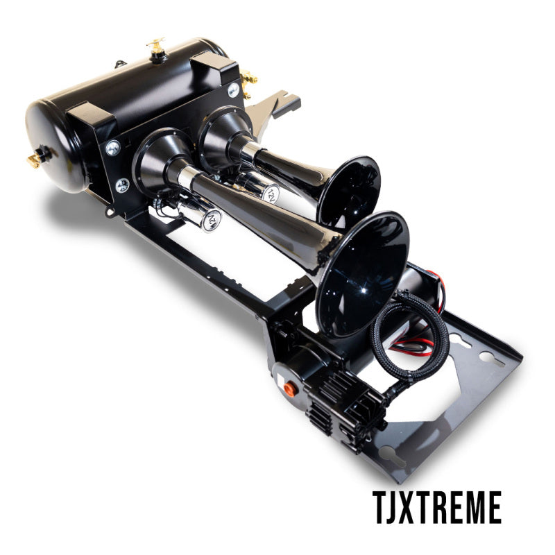 Kleinn 97-06 Jeep Wrangler TJ Onboard Air System w/ Model 220 Horns-Horns-Grocery Getter Performance