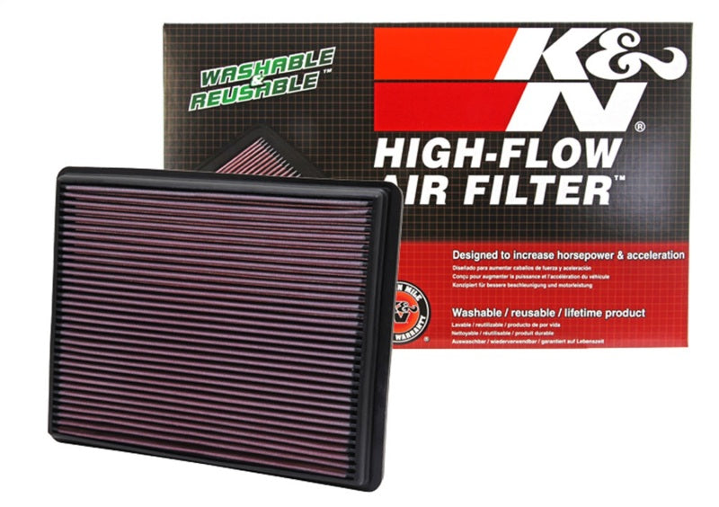 K&N 02-04 Cadillac / 99-10 Chevy/GMC Pickup / 99-01 Jeep Drop In Air Filter-Air Filters - Drop In-Grocery Getter Performance