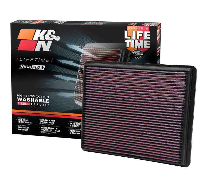 K&N 02-04 Cadillac / 99-10 Chevy/GMC Pickup / 99-01 Jeep Drop In Air Filter-Air Filters - Drop In-Grocery Getter Performance