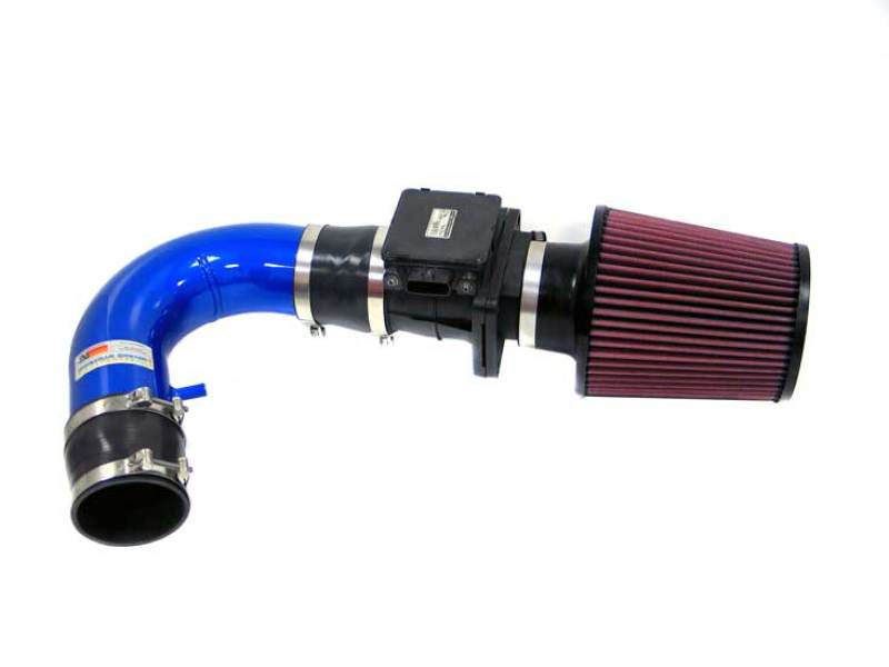 K&N 02-06 Lancer ONLY Blue Typhoon Short Ram Intake-Cold Air Intakes-Grocery Getter Performance