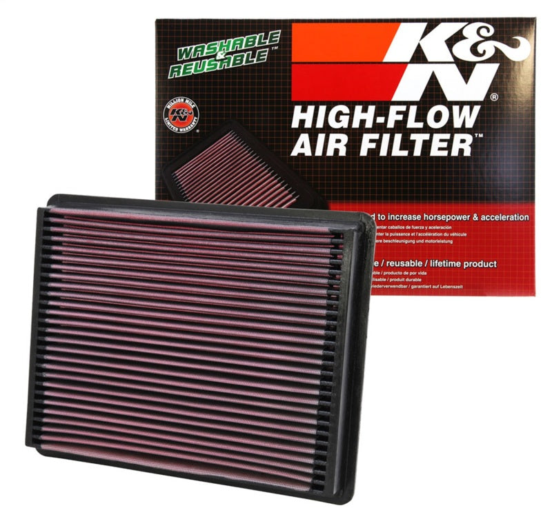 K&N 02-09 Cadillac / 99-09 Chevy/GMC PickUp Drop In Air Filter-Air Filters - Drop In-Grocery Getter Performance