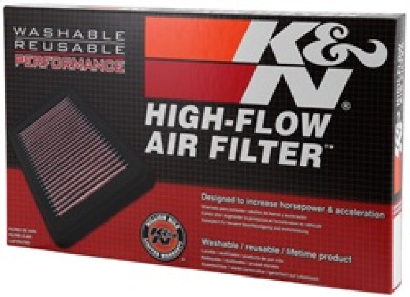 K&N 02-10 Dodge Ram 1500/2500/3500 3.7/4.7/5.7L Drop In Air Filter-Air Filters - Drop In-Grocery Getter Performance