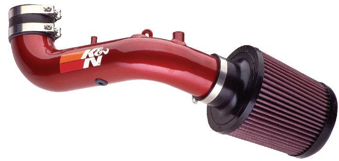 K&N 02 Honda Civic Si Red Typhoon Short Ram Intake-Cold Air Intakes-Grocery Getter Performance