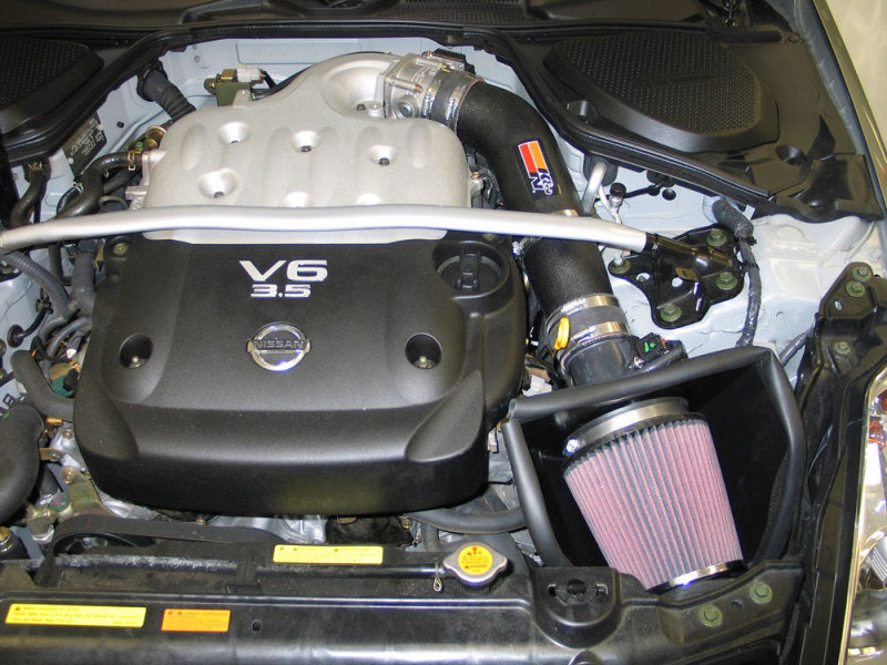 K&N 03-05 Nissan 350z V6-3.5L Performance Intake Kit-Cold Air Intakes-Grocery Getter Performance