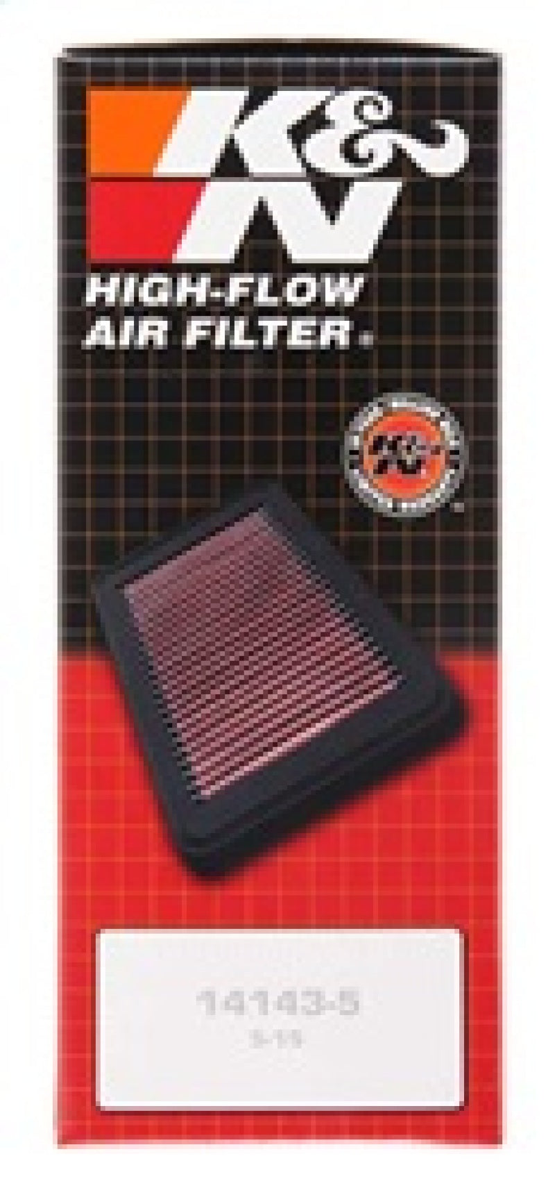 K&N 03-06 Lancer Evo 8/9 Drop In Air Filter-Air Filters - Drop In-Grocery Getter Performance