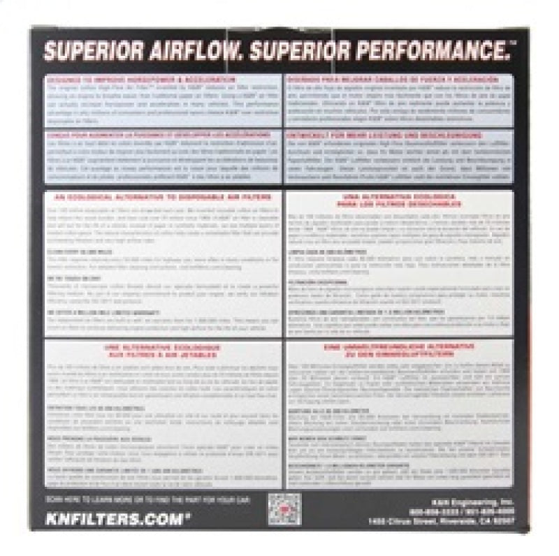 K&N 03-06 Lancer Evo 8/9 Drop In Air Filter-Air Filters - Drop In-Grocery Getter Performance