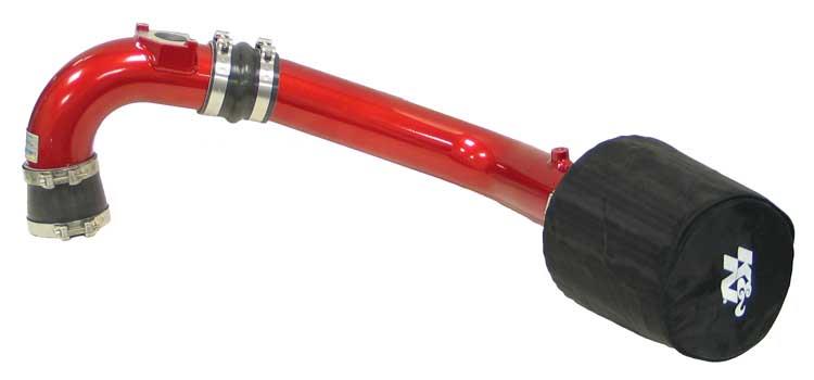 K&N 04 Mazda3 L4-2.3L Red Typhoon Short Ram Intake-Cold Air Intakes-Grocery Getter Performance