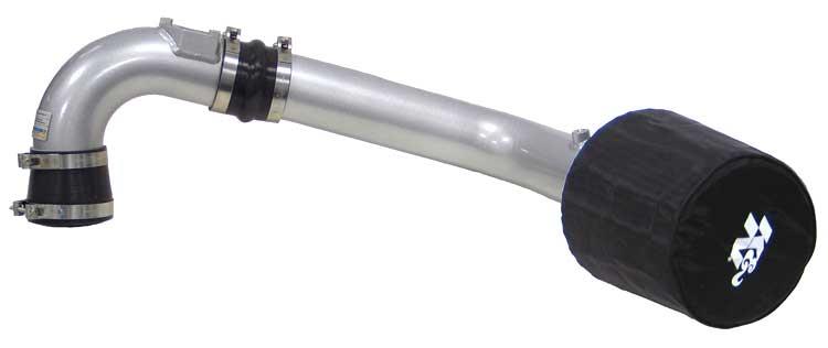 K&N 04 Mazda3 L4-2.3L Silver Typhoon Short Ram Intake-Cold Air Intakes-Grocery Getter Performance