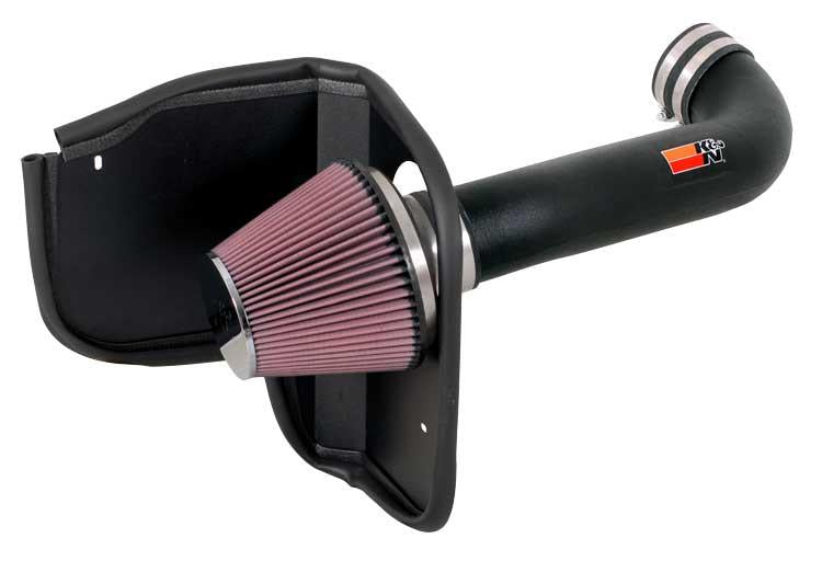 K&N 05-07 Jeep Grand Cherokee V8-5.7L Performance Intake Kit-Cold Air Intakes-Grocery Getter Performance
