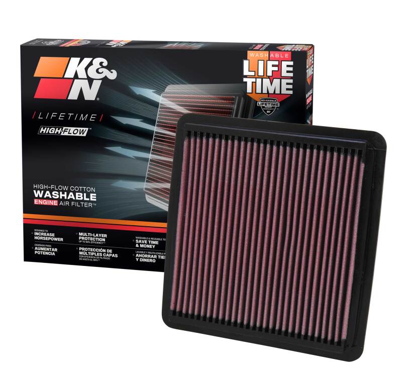 K&N 05-08 LGT / 08-11 WRX / STi Drop In Air Filter-Air Filters - Drop In-Grocery Getter Performance