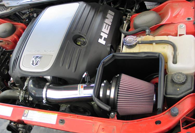 K&N 05-08 Magnum/06-13 Charger/08-13 Challenger / 05-13 Chrysler 300C V8 5.7L Typhoon C/A Intake-Cold Air Intakes-Grocery Getter Performance