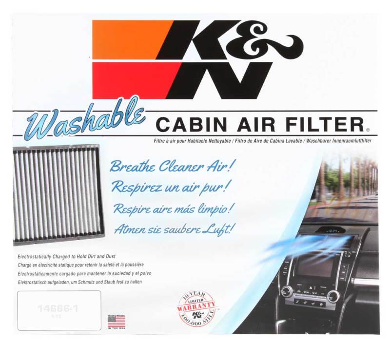 K&N 05-10 Chrysler 300 3.5L Cabin Air Filter-Cabin Air Filters-Grocery Getter Performance