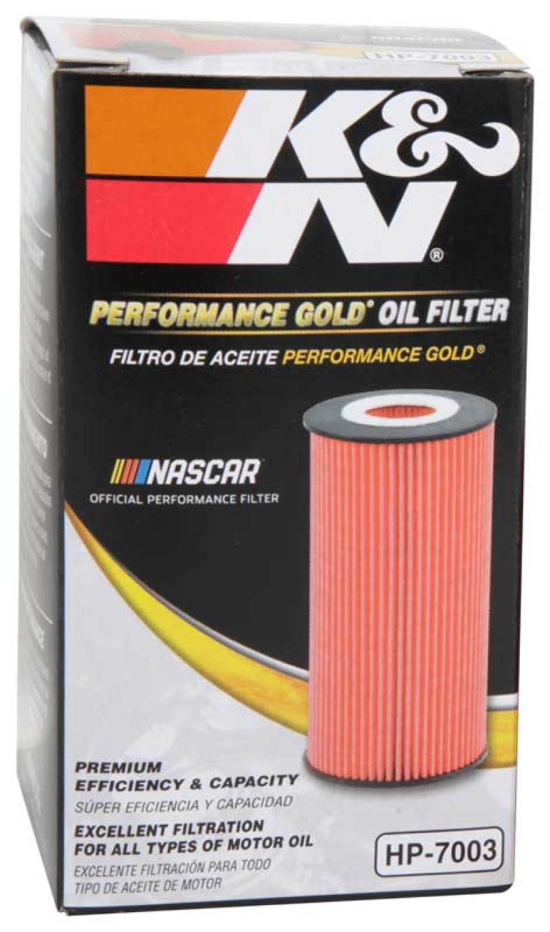 K&N 05-10 Saab 9-3 2.8L / 10-11 Camaro 3.6L V6 / 04-11 Cadillac CTS / STS / SRX 2.8L / 3.0L / 3.6L V-Oil Filters-Grocery Getter Performance