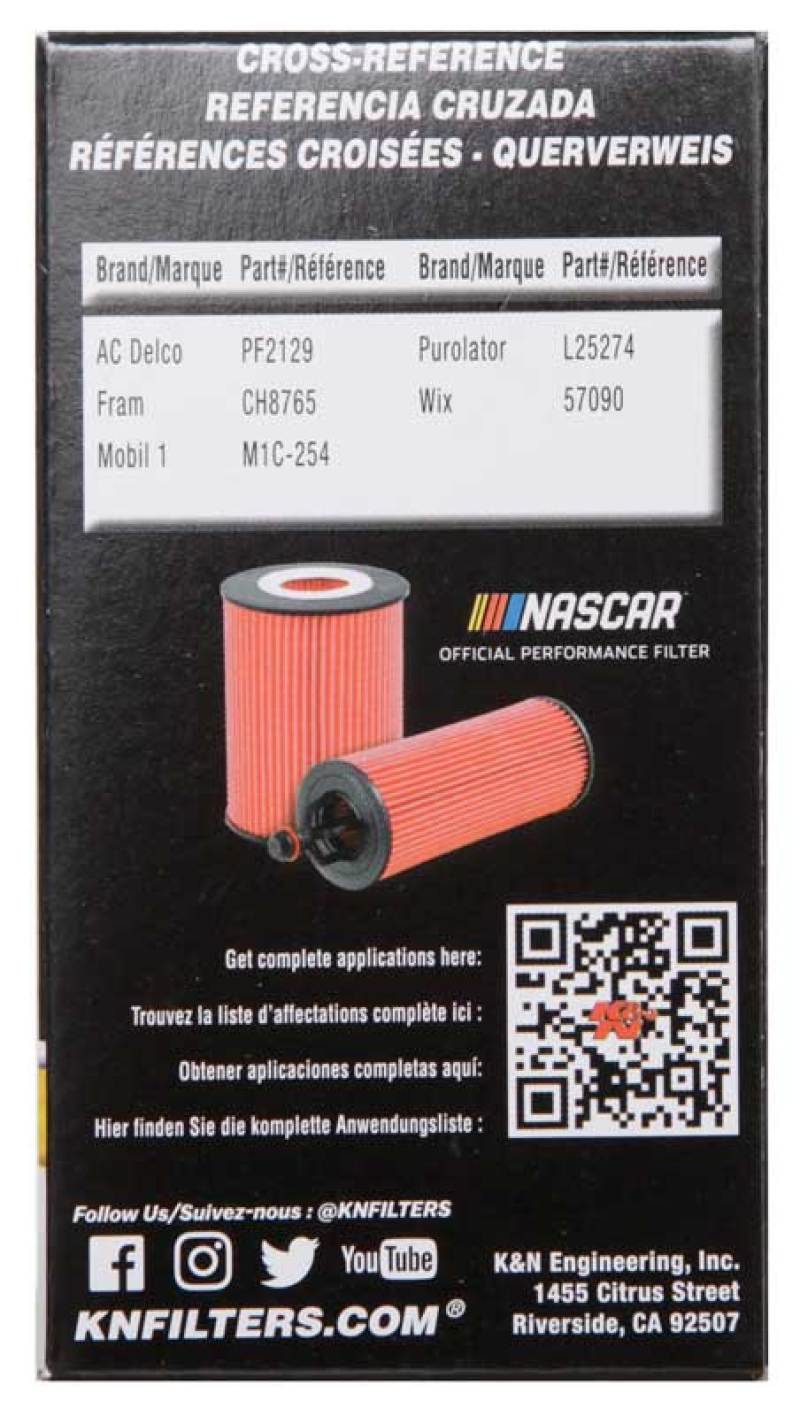 K&N 05-10 Saab 9-3 2.8L / 10-11 Camaro 3.6L V6 / 04-11 Cadillac CTS / STS / SRX 2.8L / 3.0L / 3.6L V-Oil Filters-Grocery Getter Performance