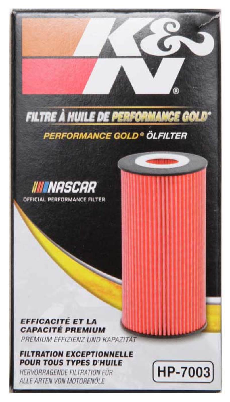 K&N 05-10 Saab 9-3 2.8L / 10-11 Camaro 3.6L V6 / 04-11 Cadillac CTS / STS / SRX 2.8L / 3.0L / 3.6L V-Oil Filters-Grocery Getter Performance