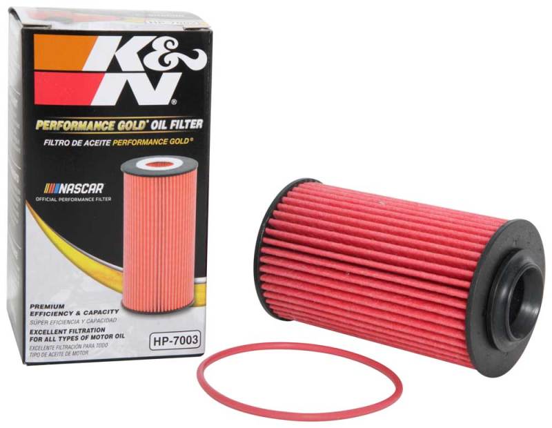 K&N 05-10 Saab 9-3 2.8L / 10-11 Camaro 3.6L V6 / 04-11 Cadillac CTS / STS / SRX 2.8L / 3.0L / 3.6L V-Oil Filters-Grocery Getter Performance