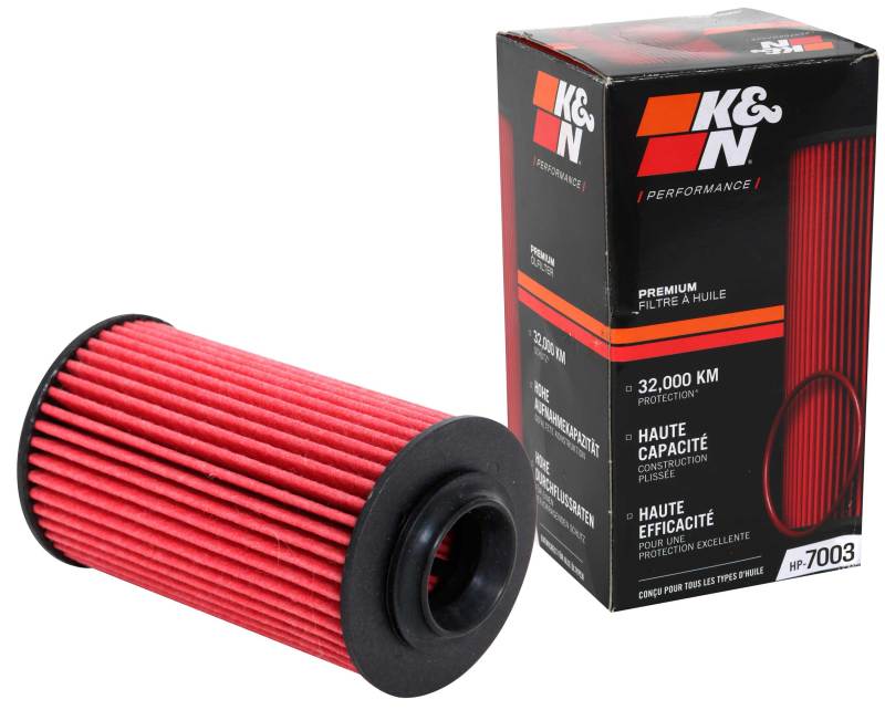 K&N 05-10 Saab 9-3 2.8L / 10-11 Camaro 3.6L V6 / 04-11 Cadillac CTS / STS / SRX 2.8L / 3.0L / 3.6L V-Oil Filters-Grocery Getter Performance