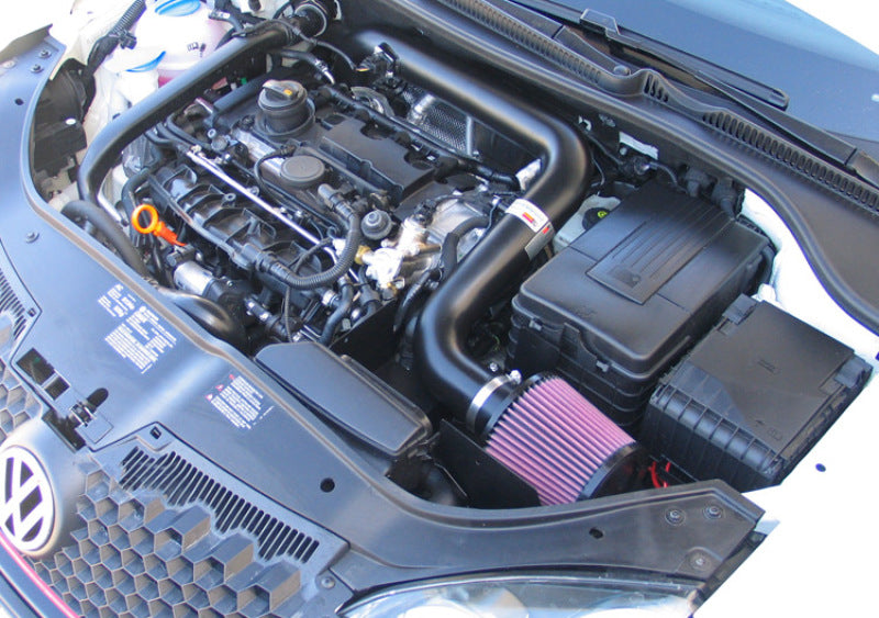 K&N 06-07 VW Jetta GLI / GTI Black Typhoon Short Ram Intake-Cold Air Intakes-Grocery Getter Performance