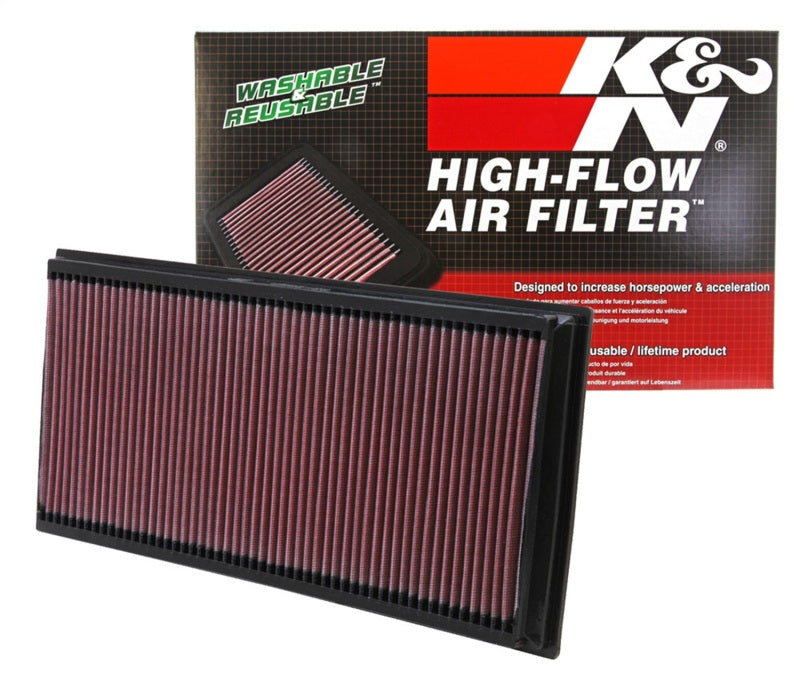 K&N 06-09 L.R. Range Rover / 02-10 VW Touareg / 02-09 Porsche Cayenne Drop In Air Filter-Air Filters - Drop In-Grocery Getter Performance