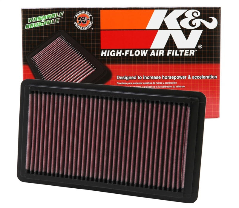 K&N 06+ Civic Si Drop In Air Filter-Air Filters - Drop In-Grocery Getter Performance