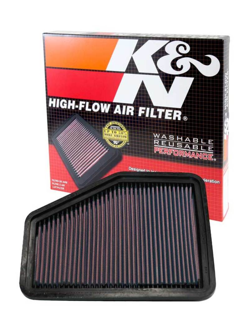 K&N 06 Lexus GS300 / 01-05 GS430 / 01-09 SC430 Drop In Air Filter-Air Filters - Drop In-Grocery Getter Performance