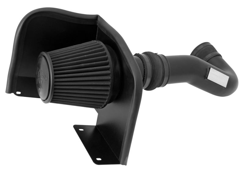 K&N 07-08 Chevy Silverado 1500 4.8L/5.3L V8 / 07-08 GMC Yukon 4.8L/5.3L V8 Black Perf Intake Kit-Cold Air Intakes-Grocery Getter Performance