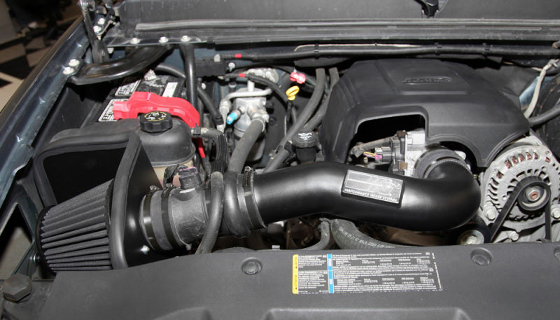 K&N 07-08 Chevy Silverado 1500 4.8L/5.3L V8 / 07-08 GMC Yukon 4.8L/5.3L V8 Black Perf Intake Kit-Cold Air Intakes-Grocery Getter Performance