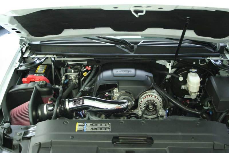 K&N 07-08 Chevy/GMC/Cadillac V8-4.8/5.3/6.0/6.2 High Flow Performance Kit-Cold Air Intakes-Grocery Getter Performance