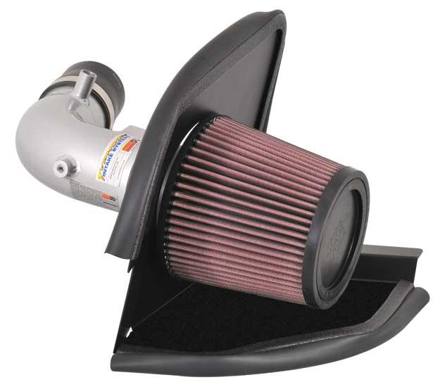 K&N 07-09 Mazdaspeed3 Silver Typhoon Short Ram Intake-Cold Air Intakes-Grocery Getter Performance