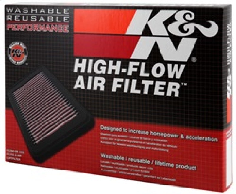 K&N 07-10 Jeep Wrangler 3.8L V6 Drop In Air Filter-Air Filters - Drop In-Grocery Getter Performance