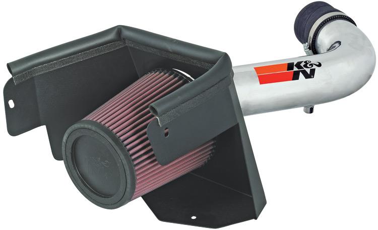 K&N 07-10 Jeep Wrangler V6-3.8L High Flow Performance Kit-Cold Air Intakes-Grocery Getter Performance