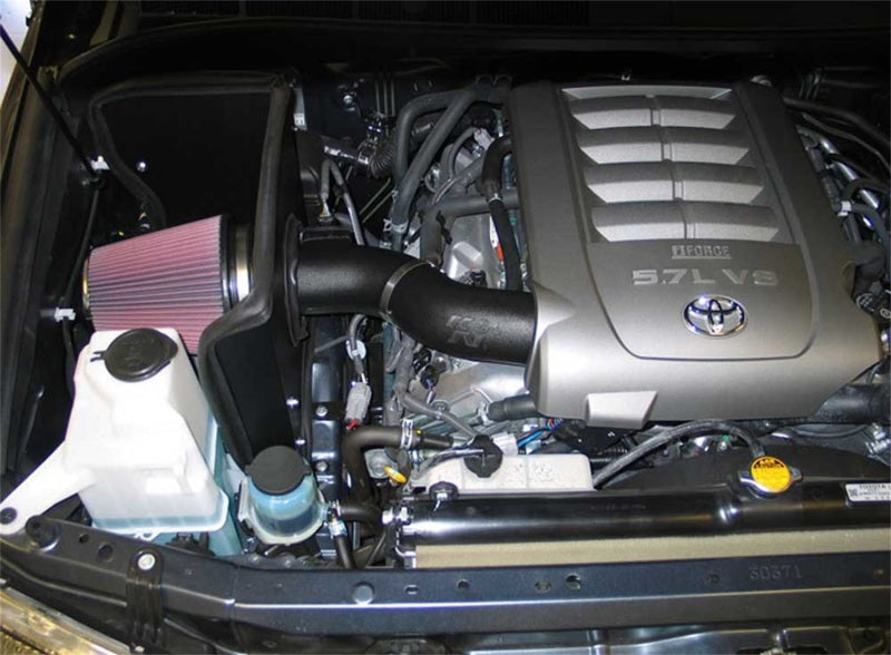 K&N 07-13 Toyota Tundra V8-5.7L Performance Air Intake Kit-Cold Air Intakes-Grocery Getter Performance