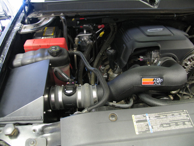 K&N 07 Chevy/GMC/Cadillac V8-4.8/5.3/6.0/6.2L Performance Intake Kit-Cold Air Intakes-Grocery Getter Performance