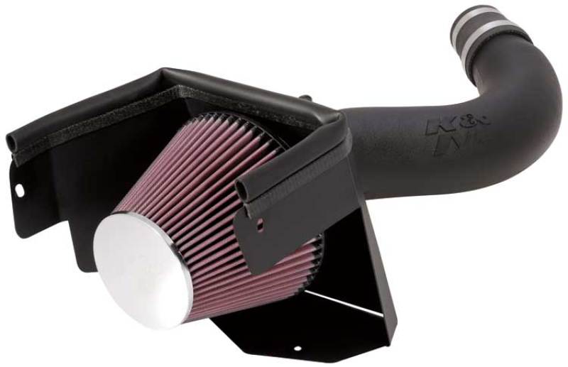K&N 07 Jeep Wrangler V6-3.8L Performance Intake Kit-Cold Air Intakes-Grocery Getter Performance