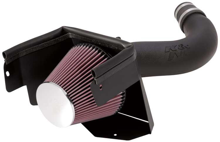 K&N 07 Jeep Wrangler V6-3.8L Performance Intake Kit-Cold Air Intakes-Grocery Getter Performance