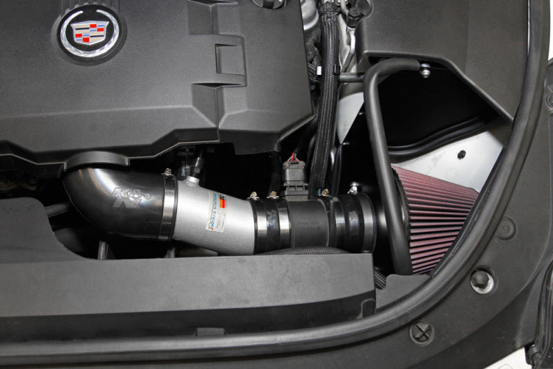 K&N 08-11 Typhoon, Cadillac CTS 3.6L, 3.6L 69 Series Typhoon Perf Intake Kit-Cold Air Intakes-Grocery Getter Performance