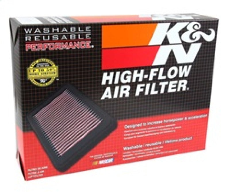 K&N 08 BMW X5 4.8L-V8 Drop In Air Filter-Air Filters - Drop In-Grocery Getter Performance