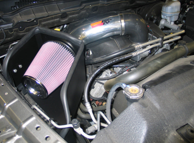 K&N 09-10 Dodge Ram 1500 PickUP 5.7L V8 High Flow Performance Kit-Cold Air Intakes-Grocery Getter Performance