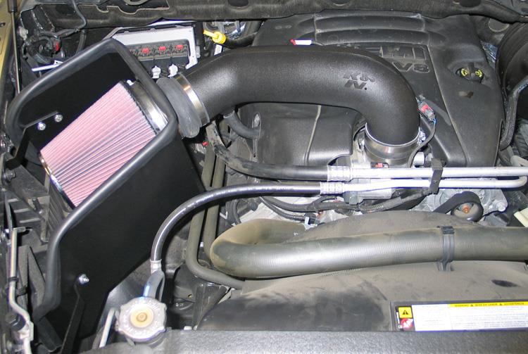 K&N 09-10 Dodge Ram 1500 PickUp V8-5.7L AirCharger Performance Intake-Cold Air Intakes-Grocery Getter Performance