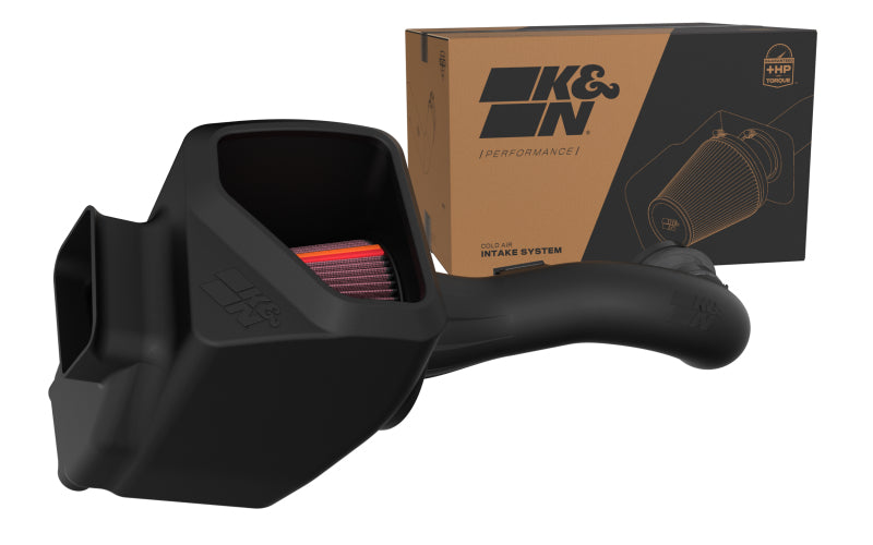 K&N 09-12 V8 GM 1500 Performance Air Intake System-Cold Air Intakes-Grocery Getter Performance