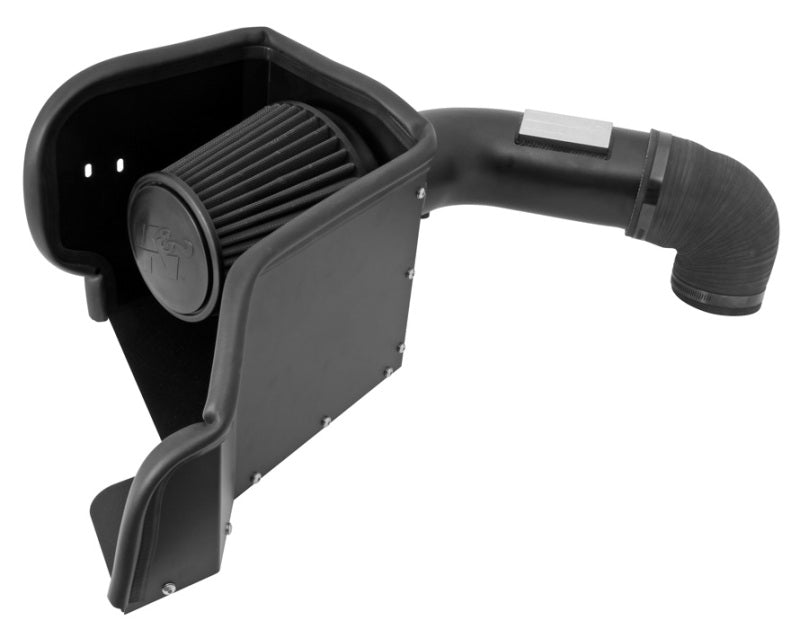 K&N 09-13 Dodge Ram 1500 Pickup 5.7L V8 / 11-13 Ram 1500 5.7L V8 Black Performance Intake Kit-Cold Air Intakes-Grocery Getter Performance